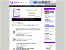 Tablet Screenshot of mydb-studio.com